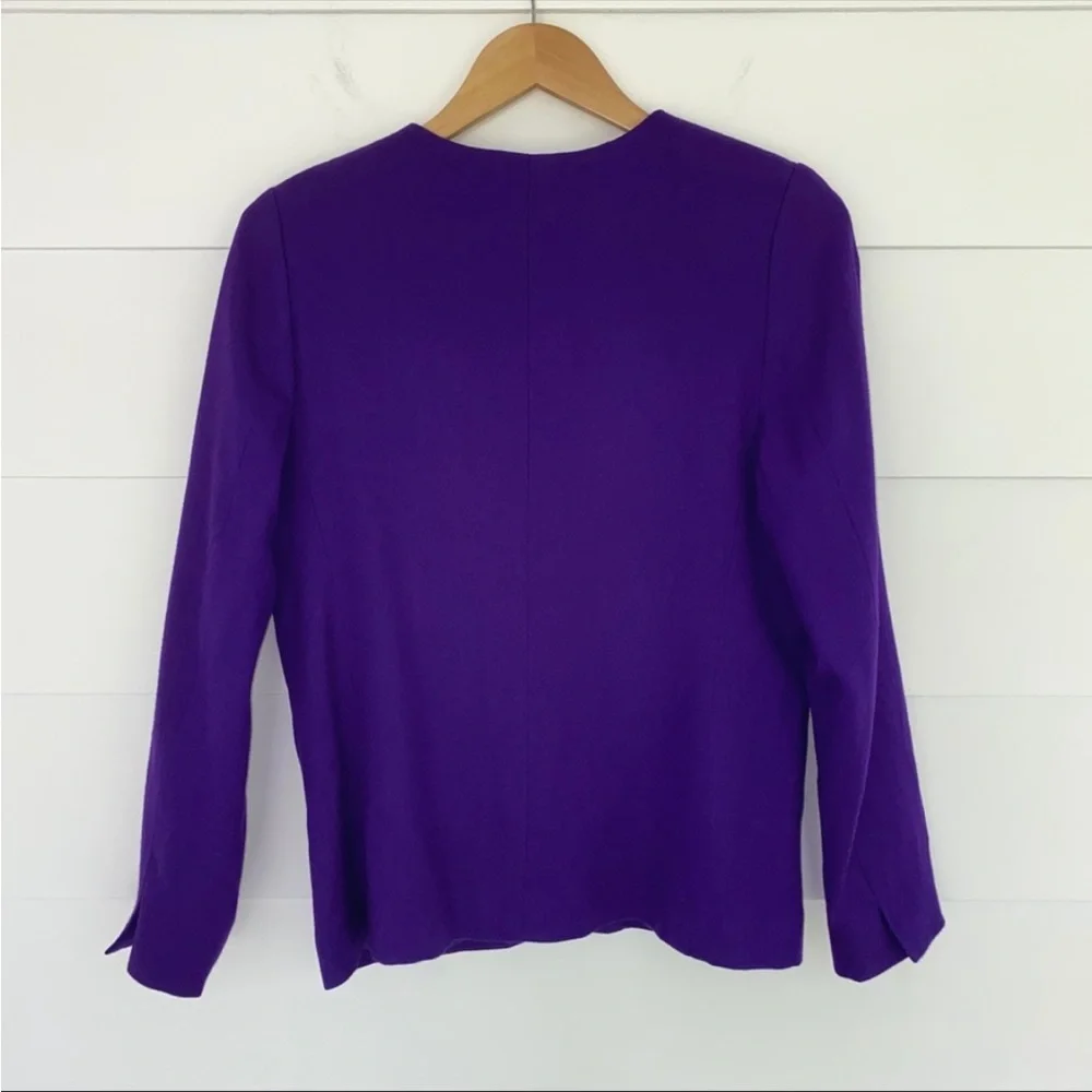 90s Wool Purple Jacket 10